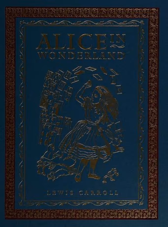 Alice's Adventures in Wonderland / Through the Looking Glass cover backdrop