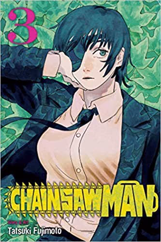 Chainsaw Man, Vol. 3 cover backdrop