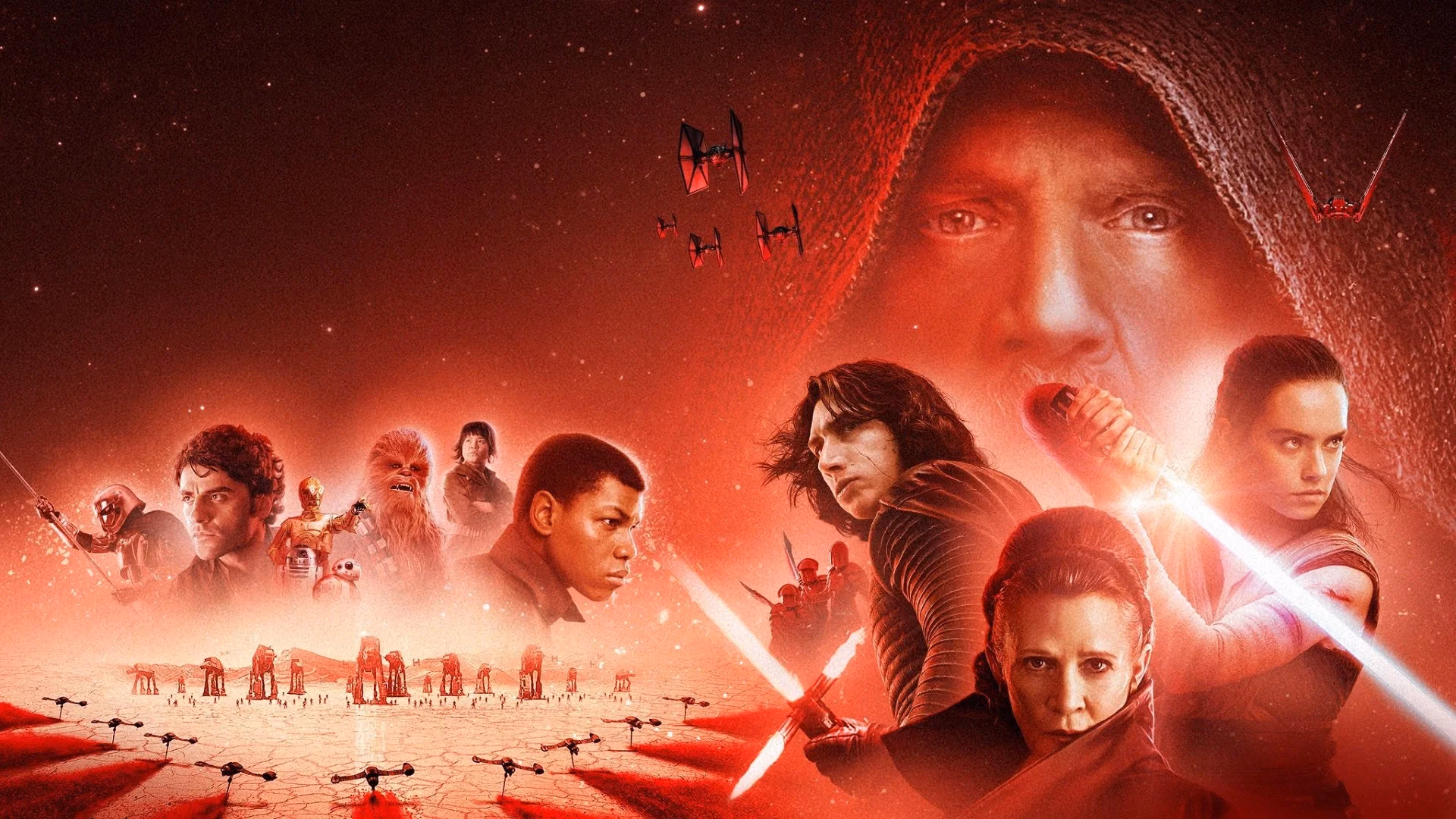 Star Wars: Episode VIII - The Last Jedi backdrop