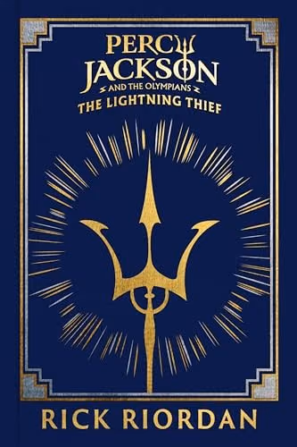 The Lightning Thief cover backdrop